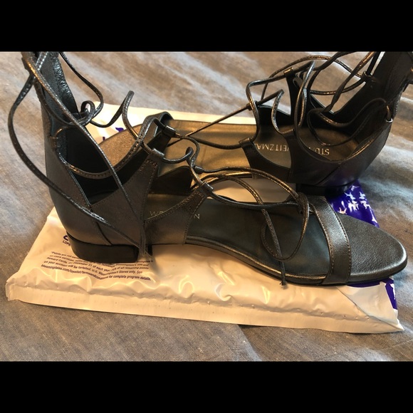 Stuart Weitzman Tie Up Gladiator Sandals - Picture 3 of 8